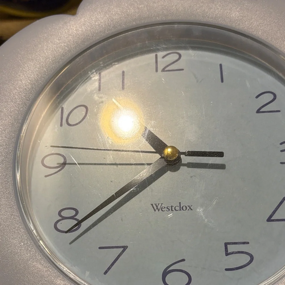 Lavender Flower Wall Clock - Lavender